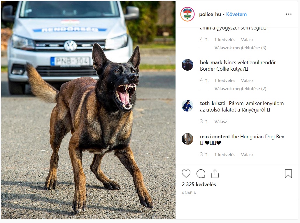 police.hu kutyabarát